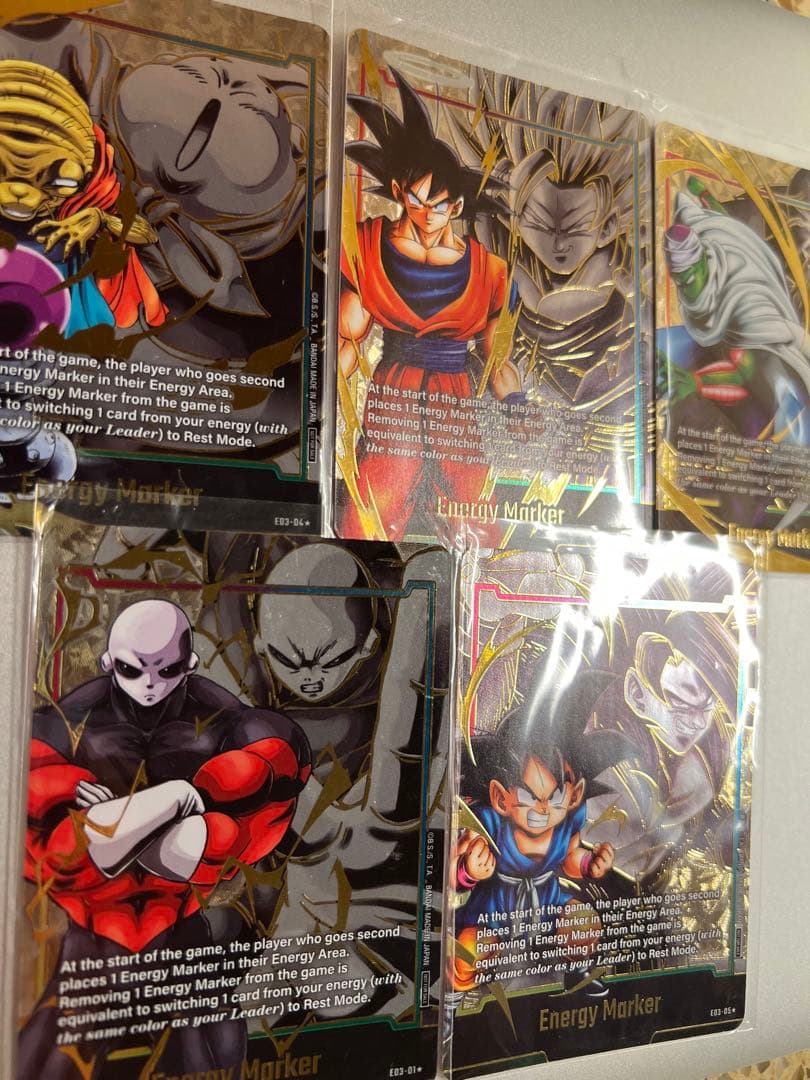 テ*ア様 ドラゴンボール超カードゲーム　エナジーマーカー　孫悟空　ジレン　ピッコ