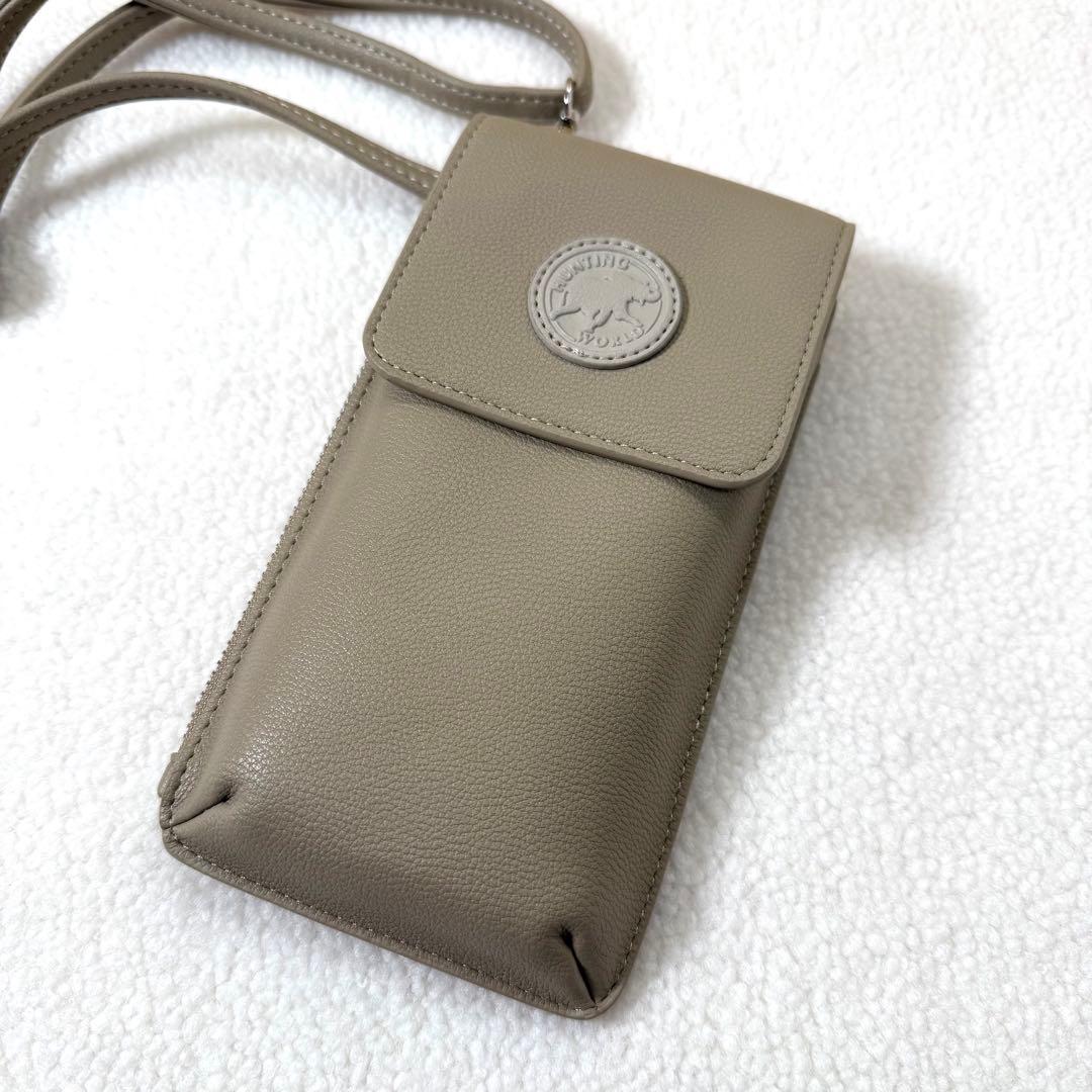 Hunting World ハンティングワールド スマホショルダー ポーチ