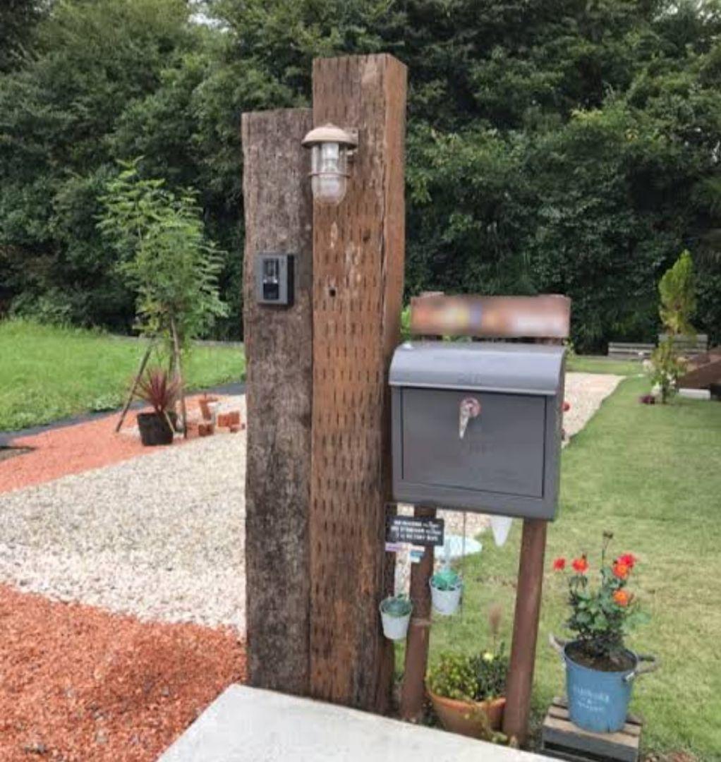 分岐枕木 A級 幅広 DIY ガーデニング 鉄道仕様 在庫1本