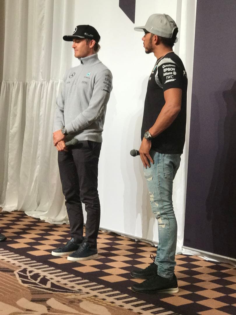 F1 メルセデス AMG ニコ&ルイス 直筆サイン キャップ