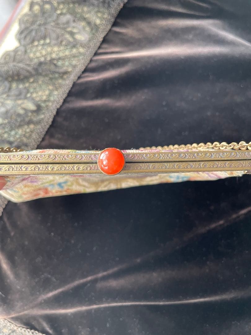 フランスアンティーク　 プチポワン　バッグ