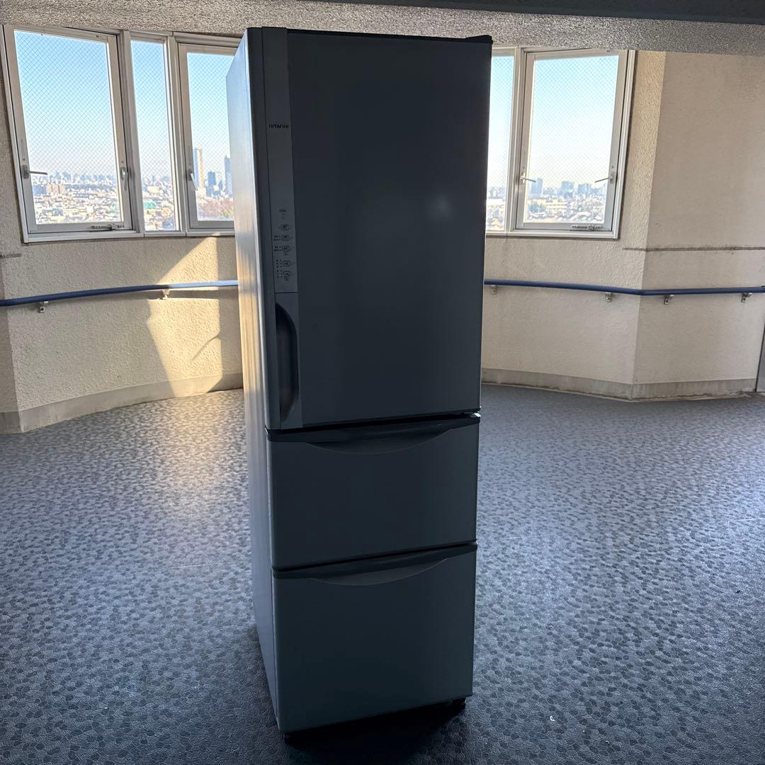 シルバー冷蔵庫 エコモード付き日立