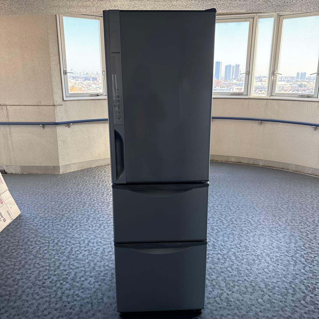 シルバー冷蔵庫 エコモード付き日立