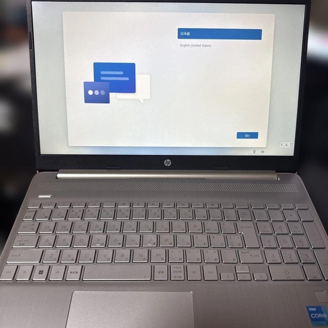HP ノート型パソコンi3-1115G4 8GB ssd