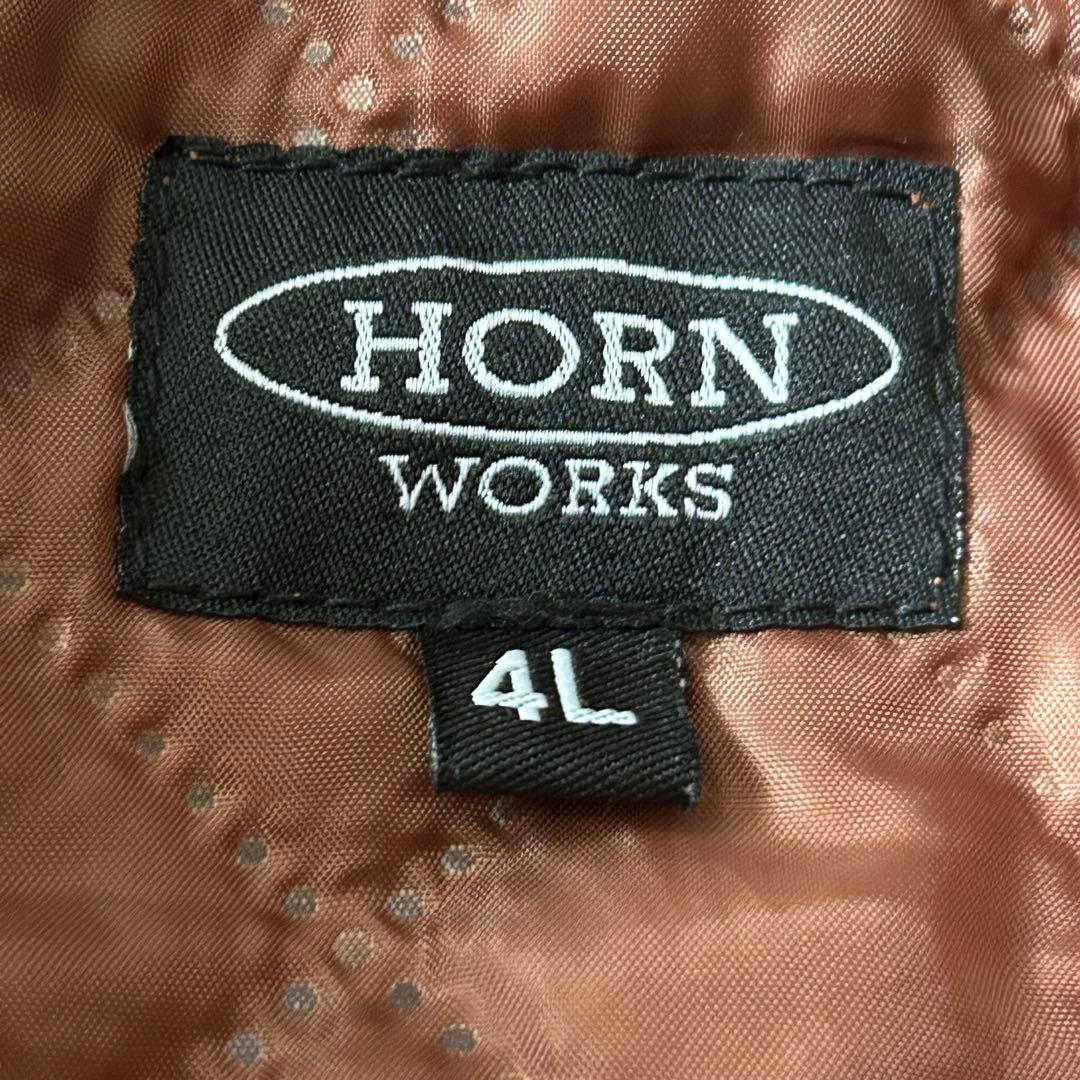 4L HORN WORKS シングルライダース ジャケット バッファローレザー