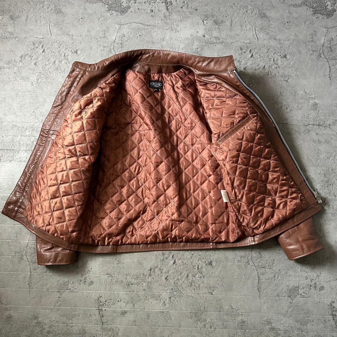 4L HORN WORKS シングルライダース ジャケット バッファローレザー