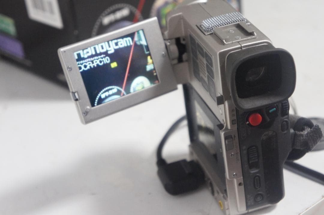 動作品★SONY　DCR PC10 MiniDv ビデオカメラ 1225