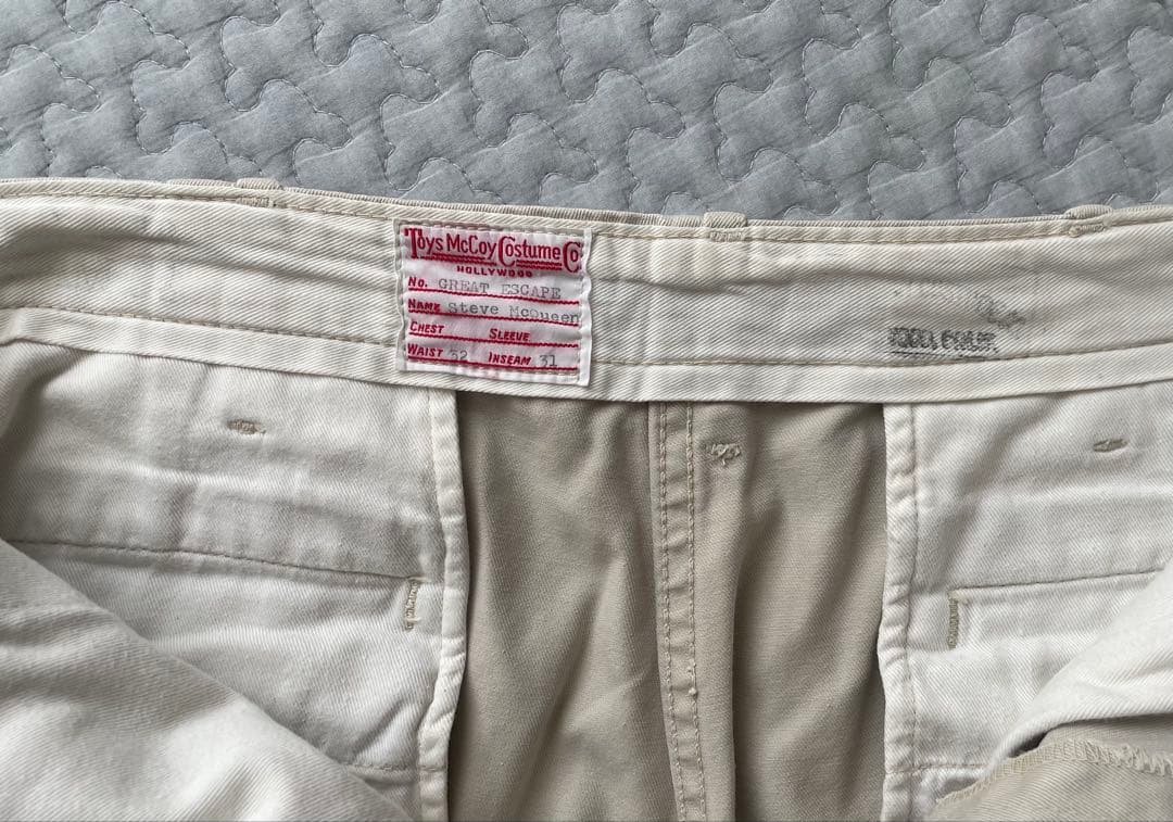 【２本】TOYS McCOY V.HILTSトラウザーズ カーキとアイボリー30