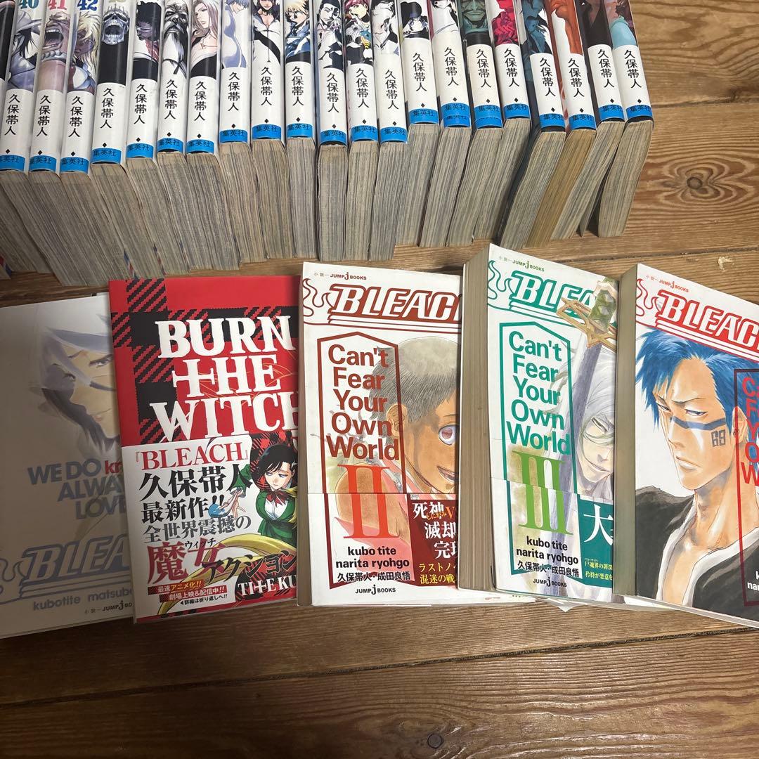 BLEACH 全巻+小説やおまけ付き。