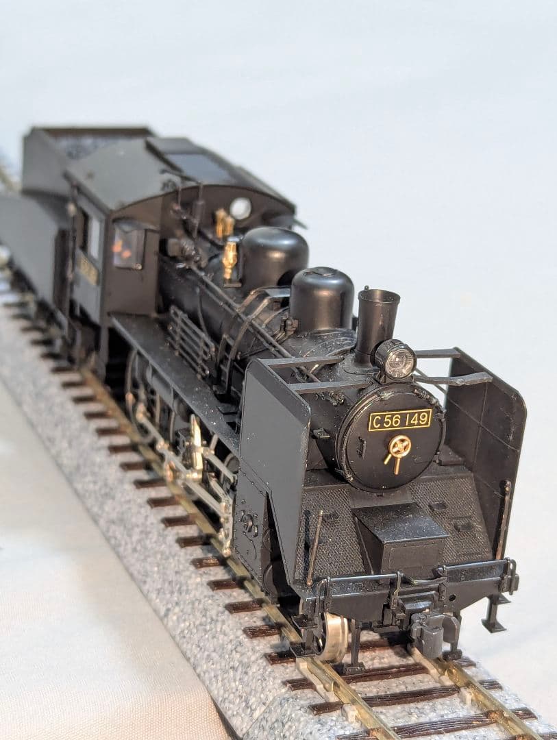 KATO　C56　蒸気機関車　【1-201】　HOゲージ　パーツ取付済み　④