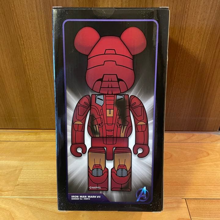 ベアブリック　アイアンマンダメージ