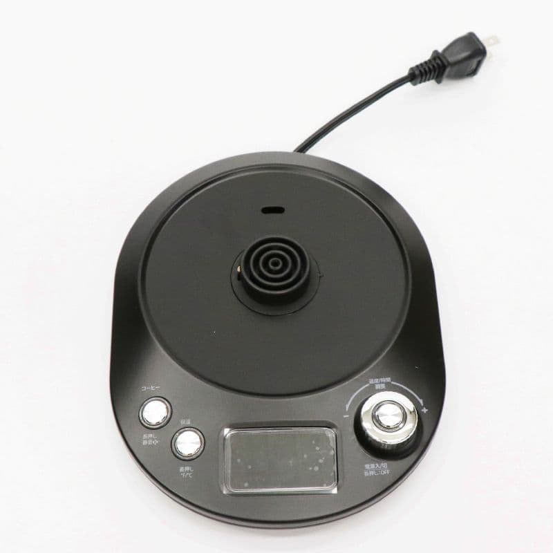 新品　温度調節機能付きグースネックケトル　ブラック