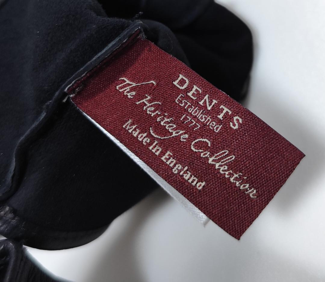 64新品 DENTS 英国製スマホ対応ヘアシープグローブ 裏地なし デンツメンズ