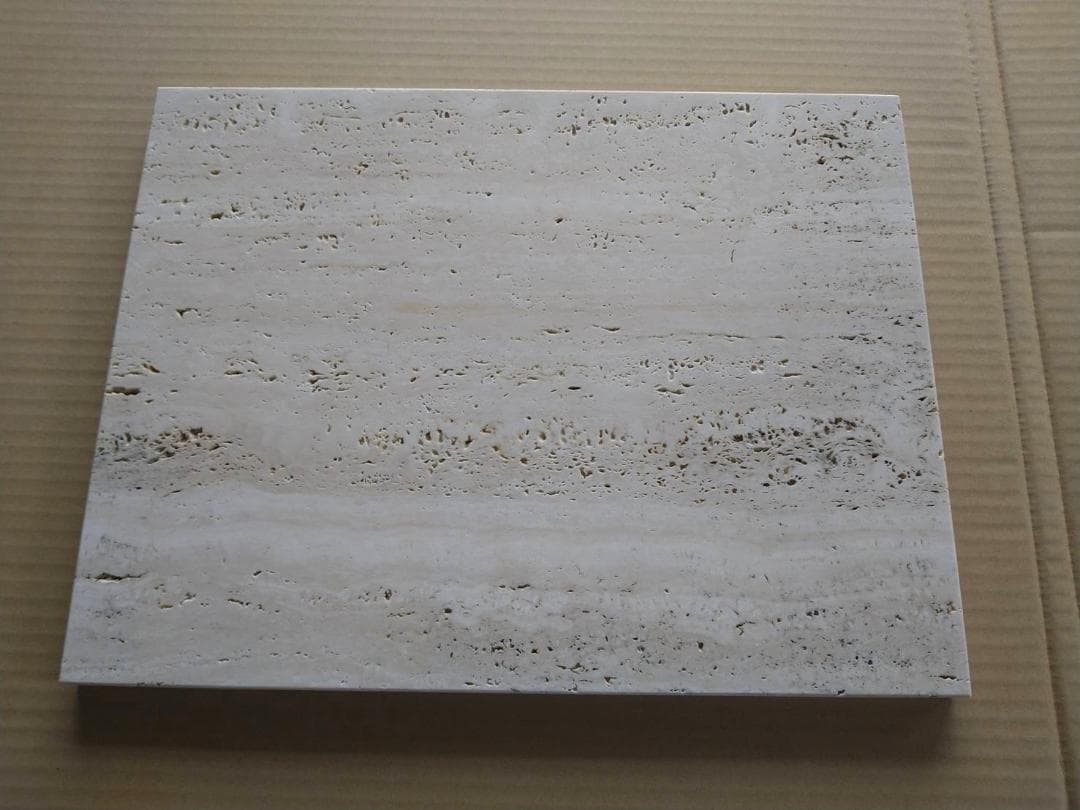 天然大理石オーディオボード●トラバーチン● 450×345×21　送料無料
