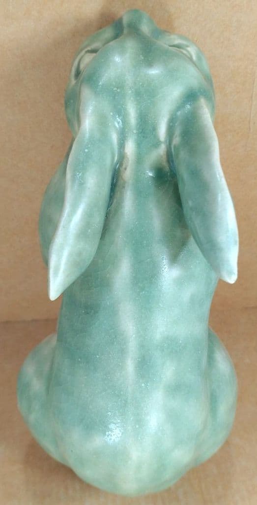 【本物保証】藤平伸 干支寿兎 共箱 京都私立大名誉教授 美品 陶製兎置物