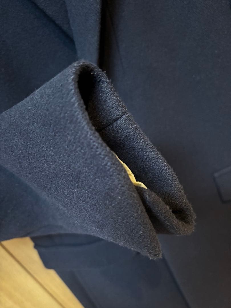 ステラマッカートニー　ネイビー チェスターコート