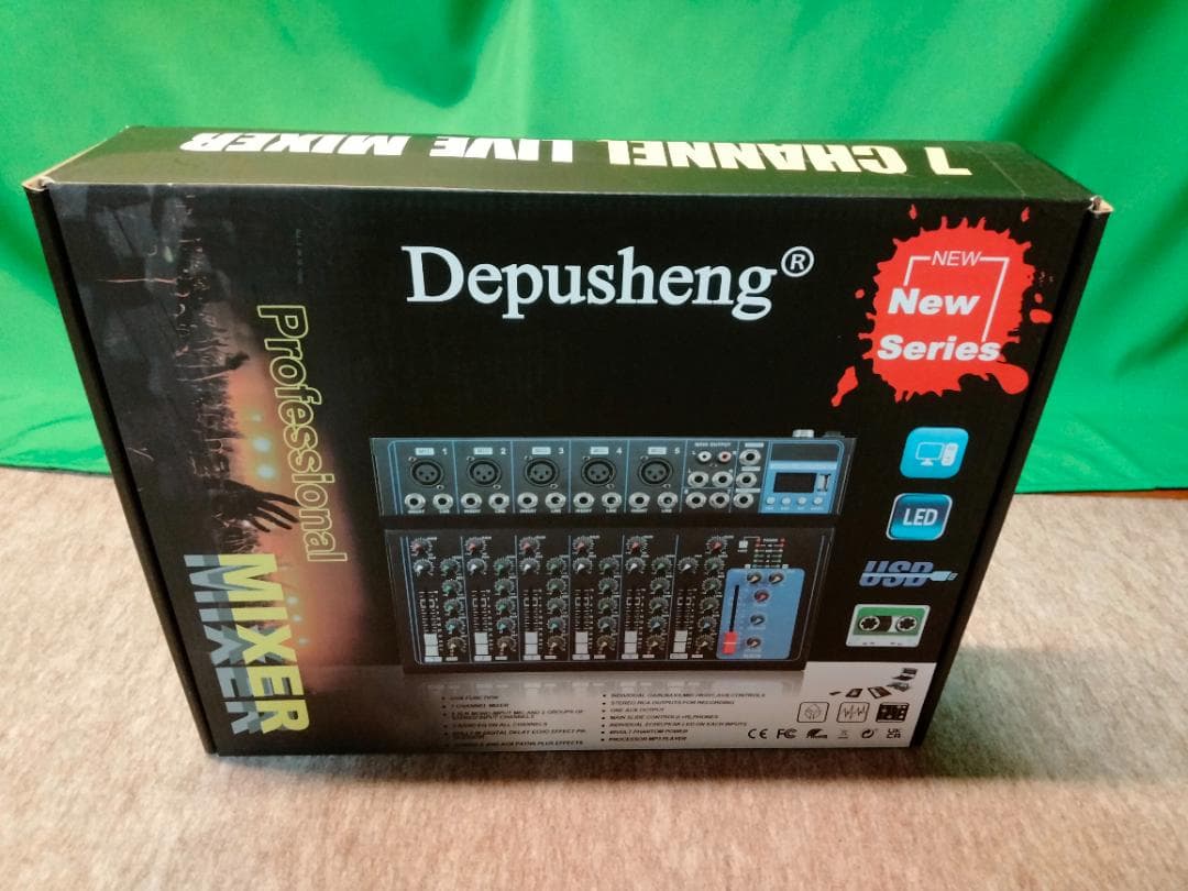 Depusheng　HT7　オーディオミキサー　USB　中古（新古品）