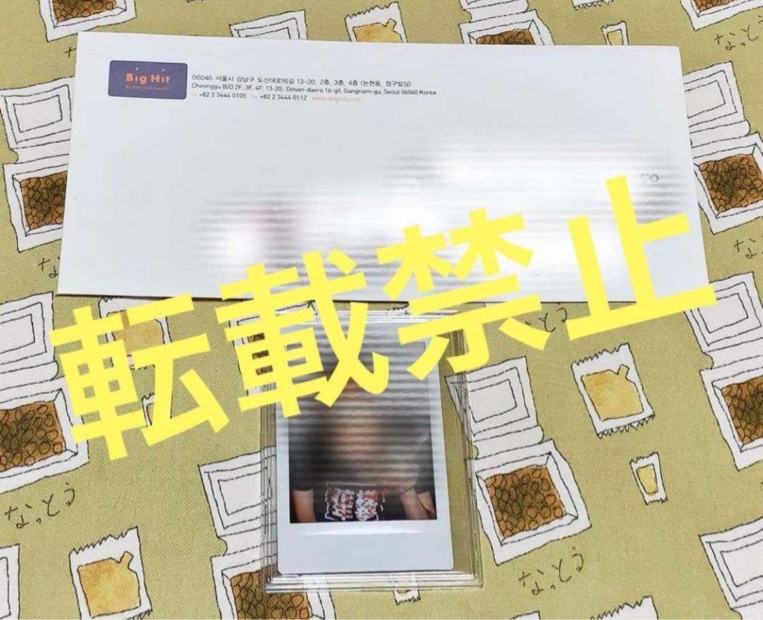 BTS ジン ポラロイド チェキ