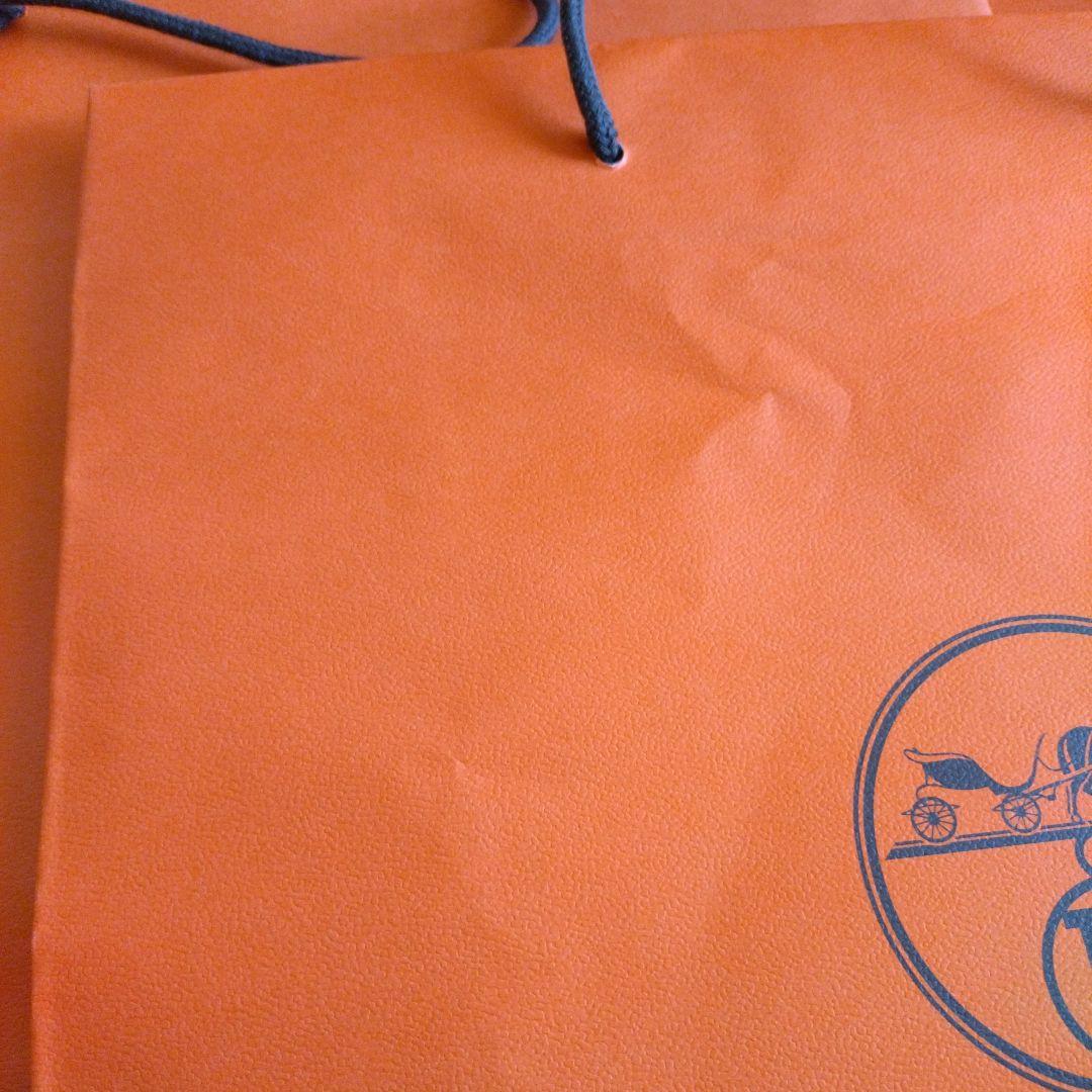 【美品】HERMES オレンジ ギフトボックス・ショッピングバッグ多数