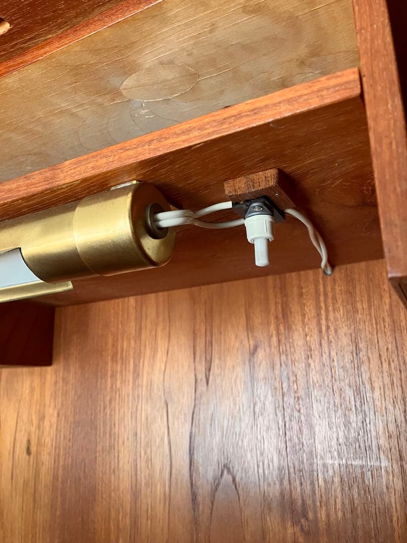 ライティングデスク ビューロー ライティングビューロー 北欧 ビンテージ 送料込