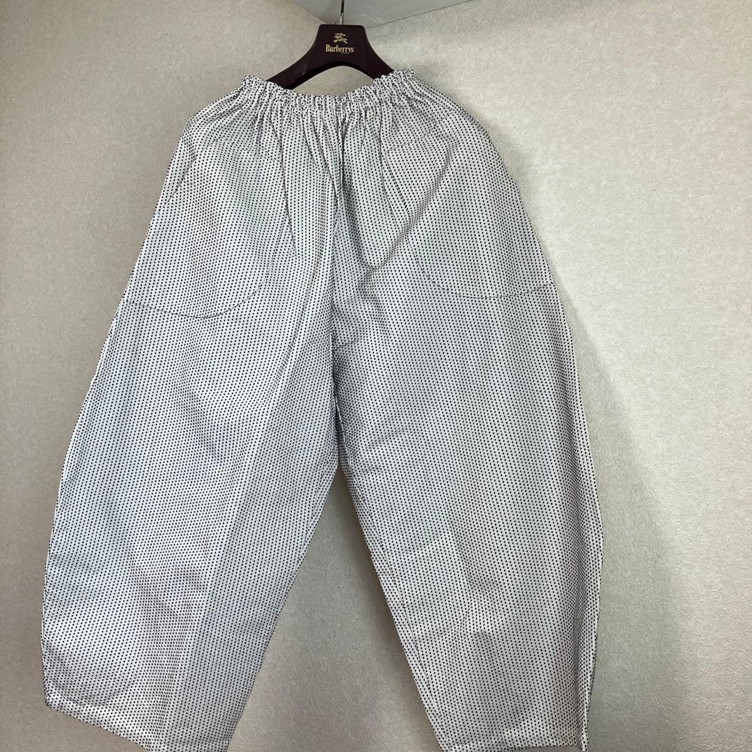 UZUiRO 1本刺し子カーブパンツ/バルーンパンツ