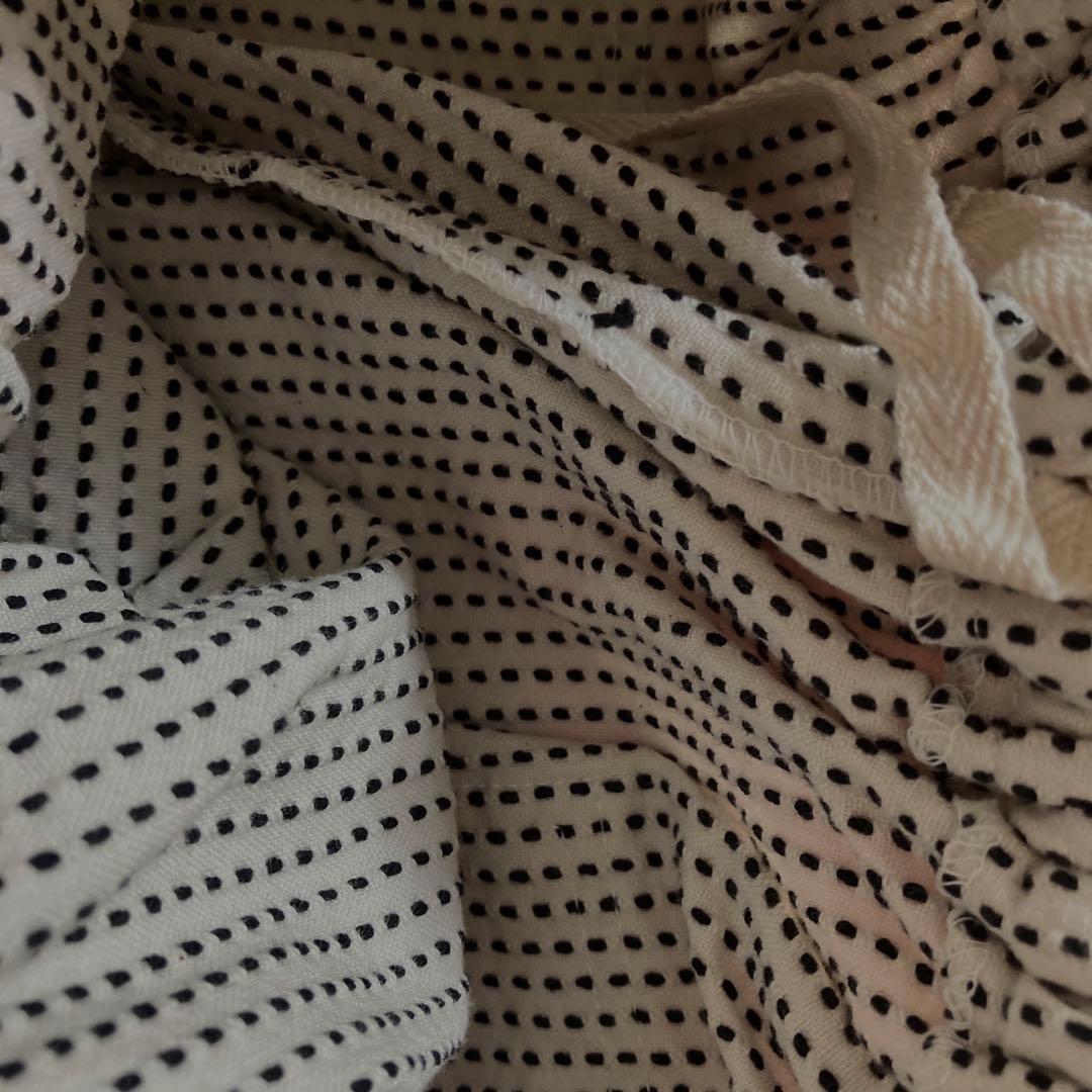 UZUiRO 1本刺し子カーブパンツ/バルーンパンツ