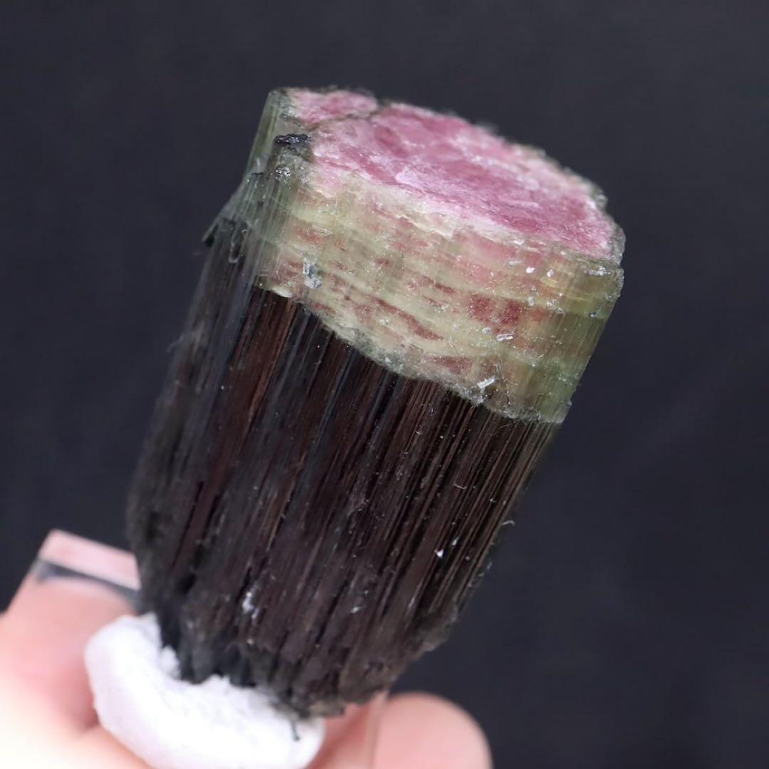 ウォーターメロントルマリン カリフォルニア産 58g T660 鉱物　天然石原石