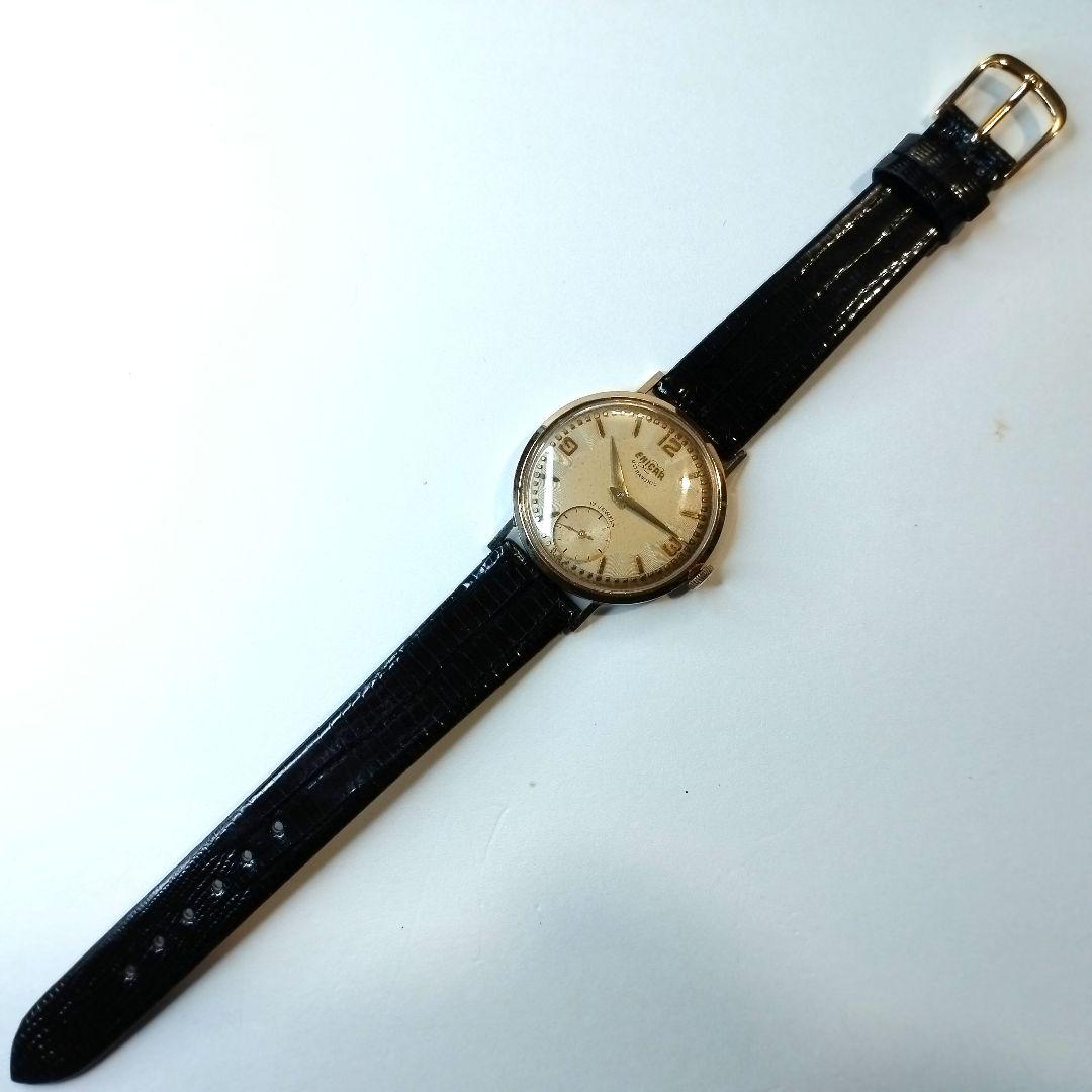【1950s】ENICAR スモセコ OH済 ヴィンテージ腕時計