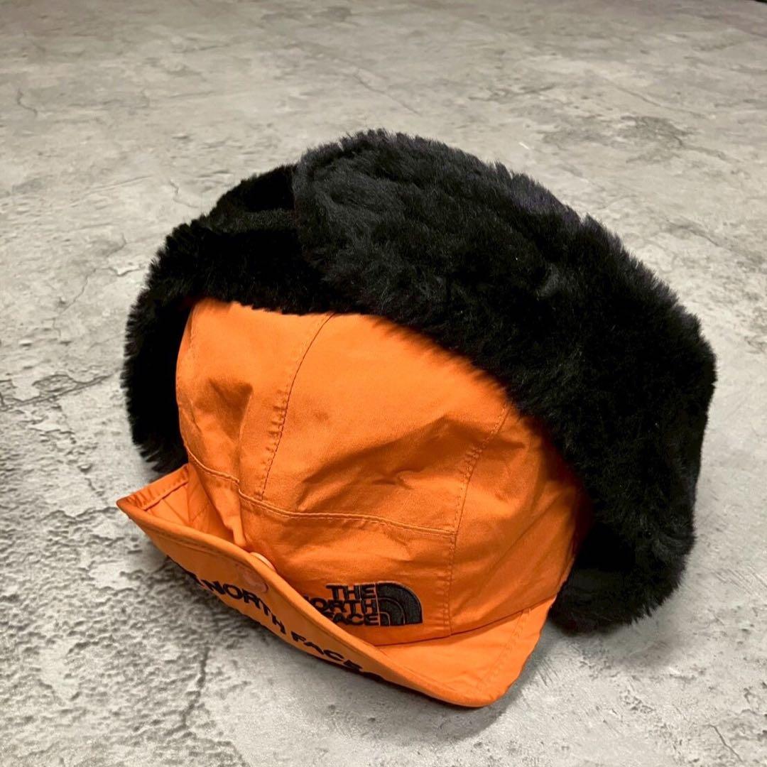 ノースフェイス/キャップ/パイロットキャップ/ファー付き/耳当て付き帽子/防寒