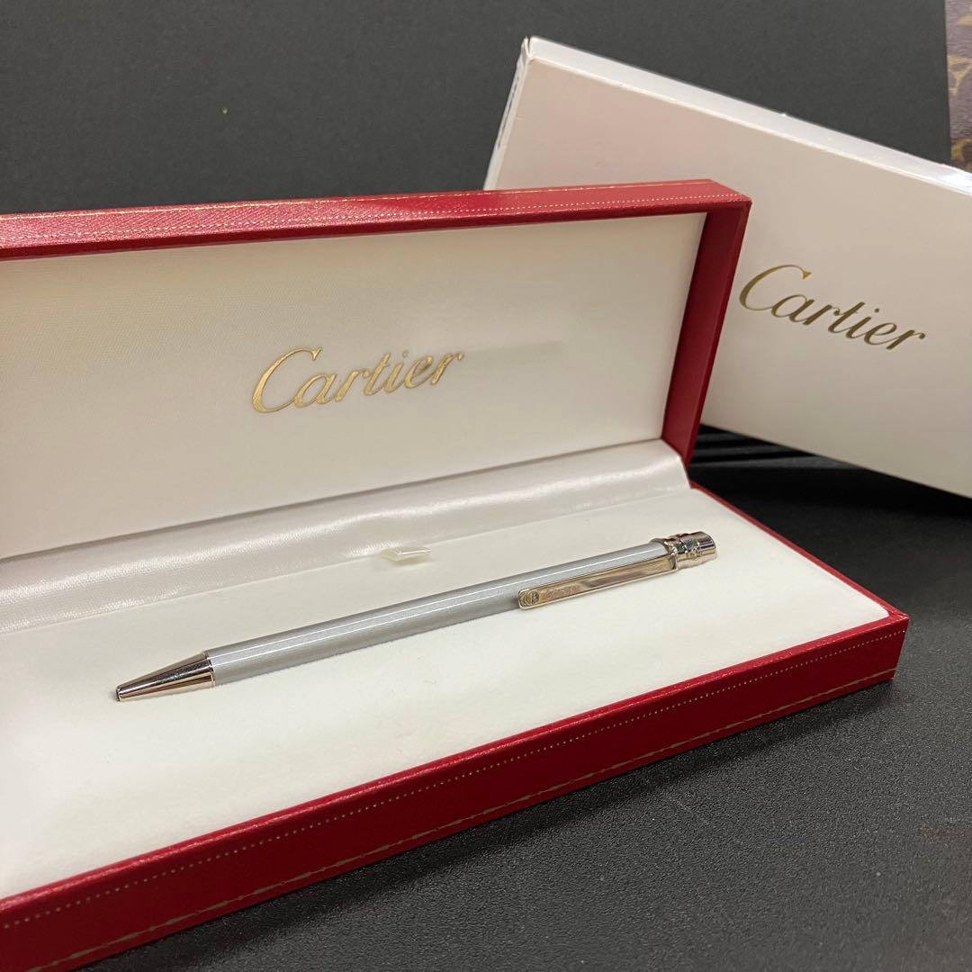 【美品】Cartier シルバー　ボールペン 箱付き