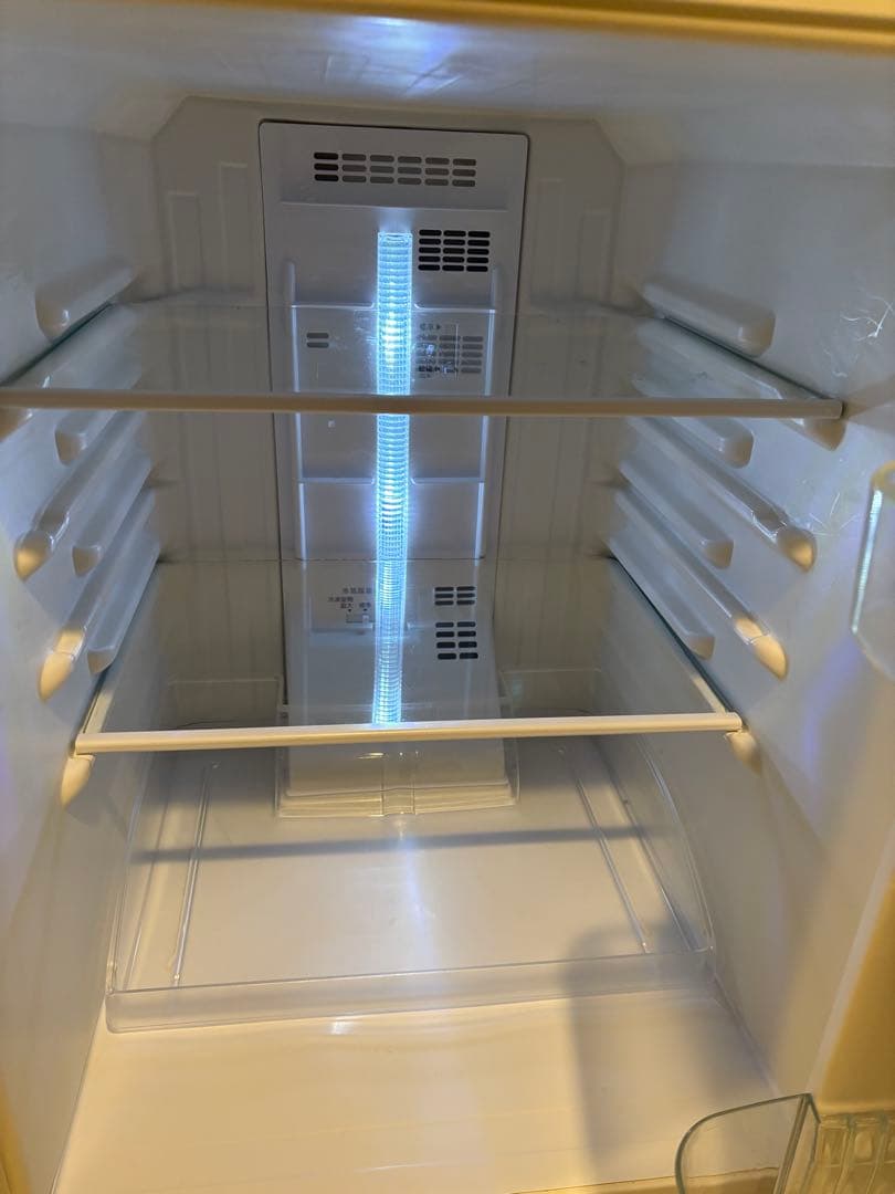 Panasonic 冷蔵庫 ホワイト ガラス棚付き