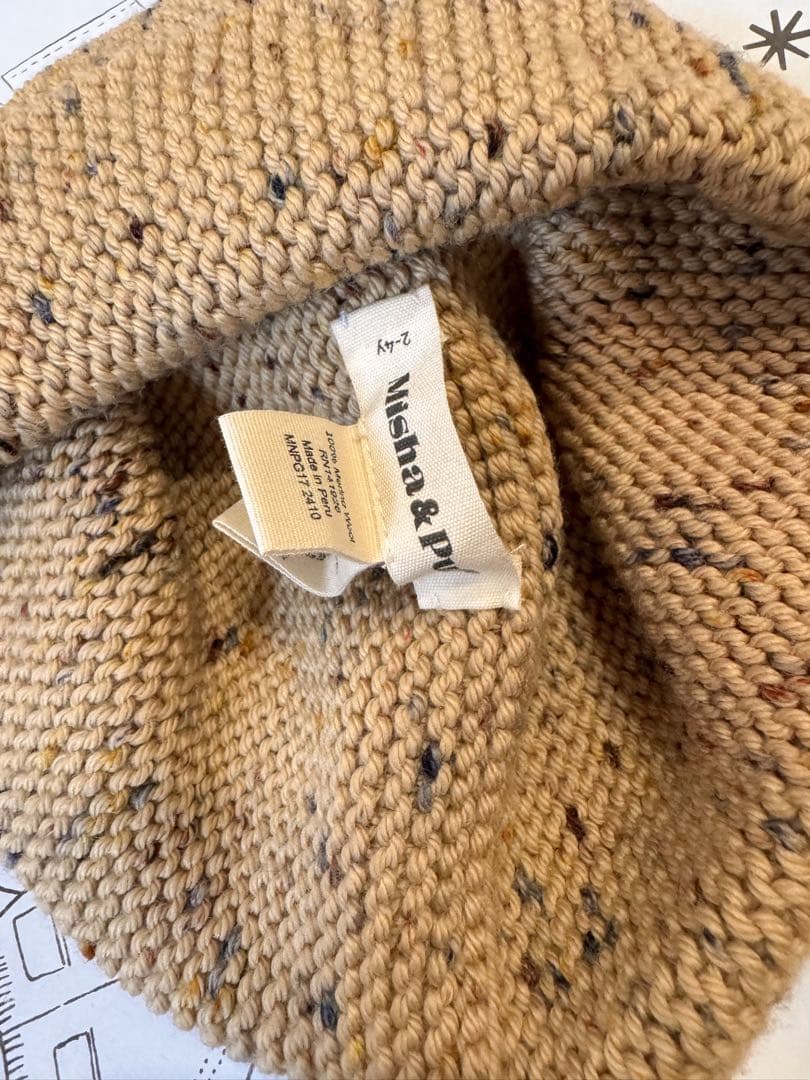 帽子 Misha & Puff Garter Hat