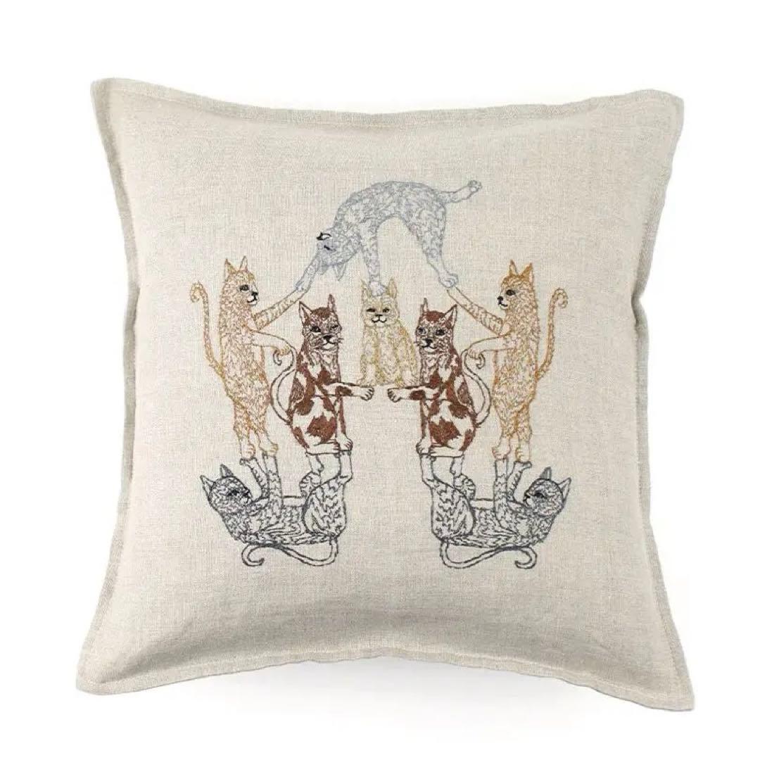 最終SALE⭐︎ Coral&Tusk クッションカバー Acrocat ネコ 猫