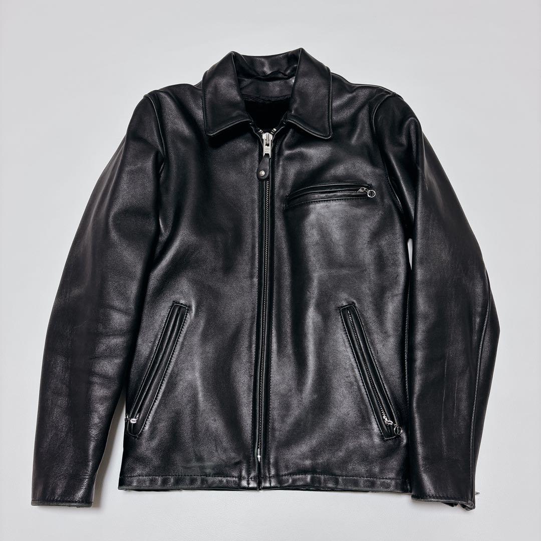 【希少✨XXSサイズ】schott 643 レザージャケット　シングルライダース