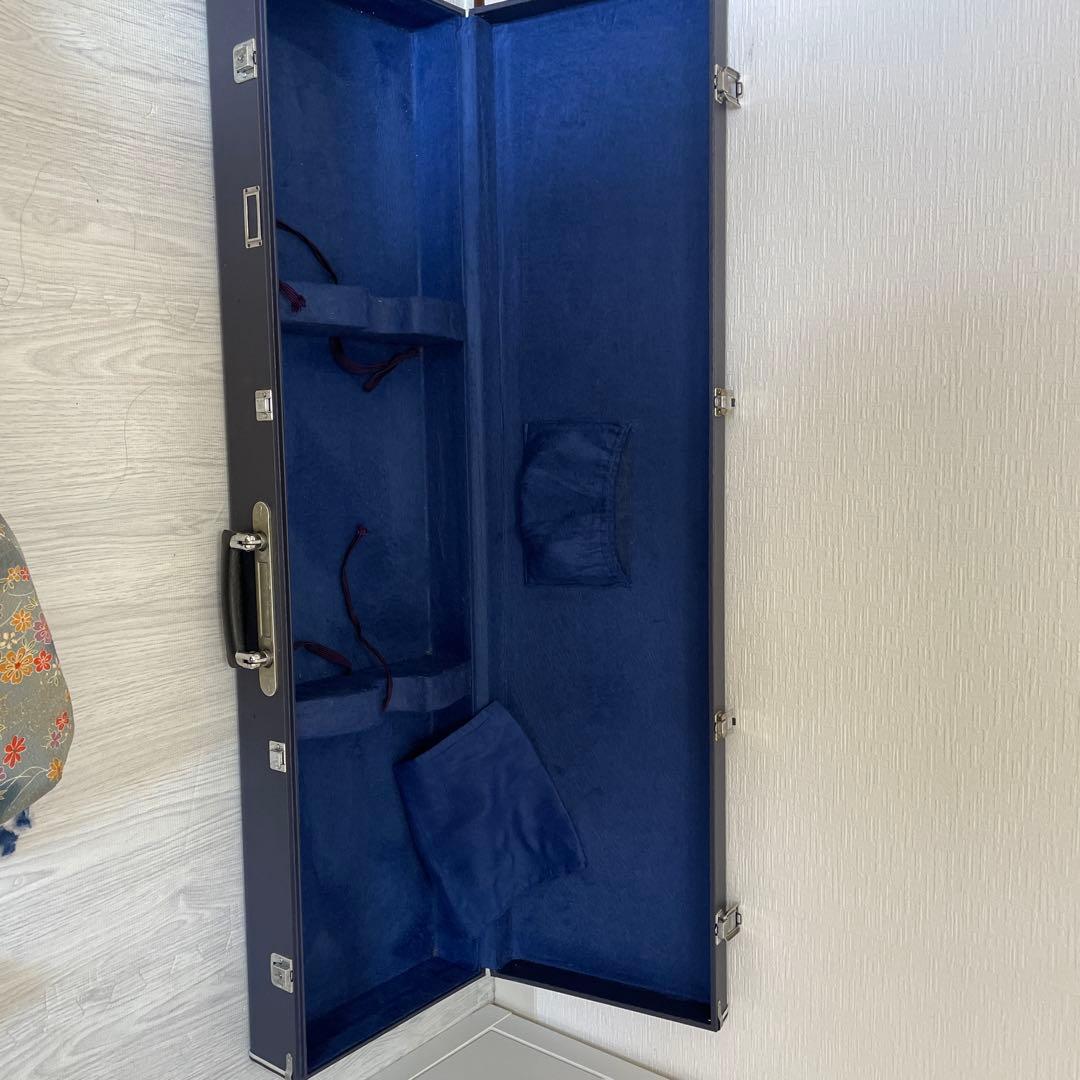 【ssx2673さま専用(<o>)】三味線　ケース 花柄カバー付き　付属品多数
