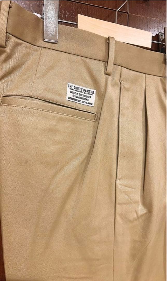 まささん【WACKO MARIA】ウールチノトラウザーズ美品セット