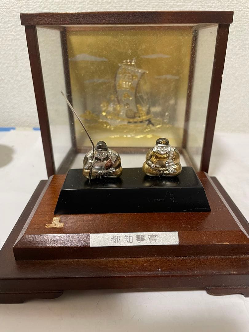 純銀　武比古　恵比寿大黒様