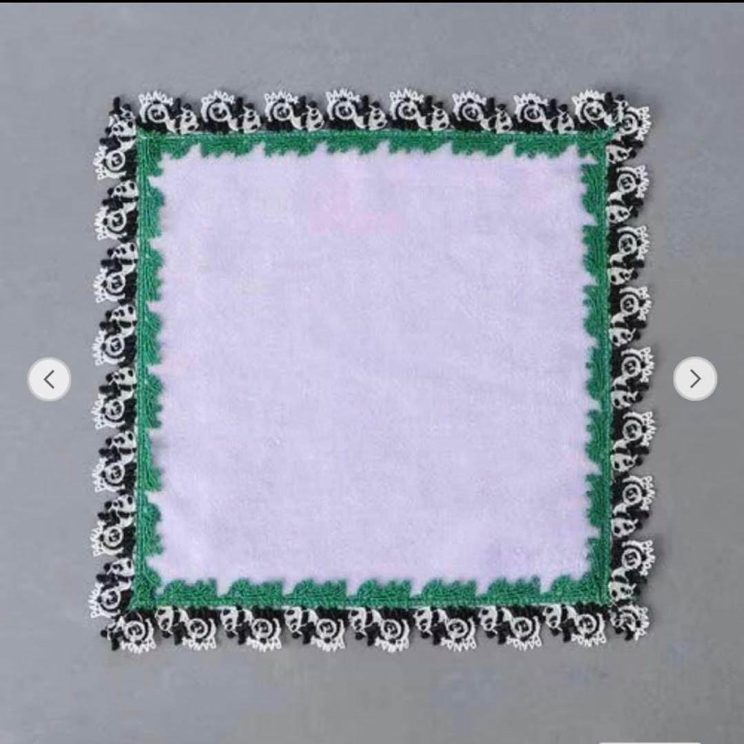 【新品　未開封　別注品】近沢レース　タオルハンカチ　パンダ　2色セット