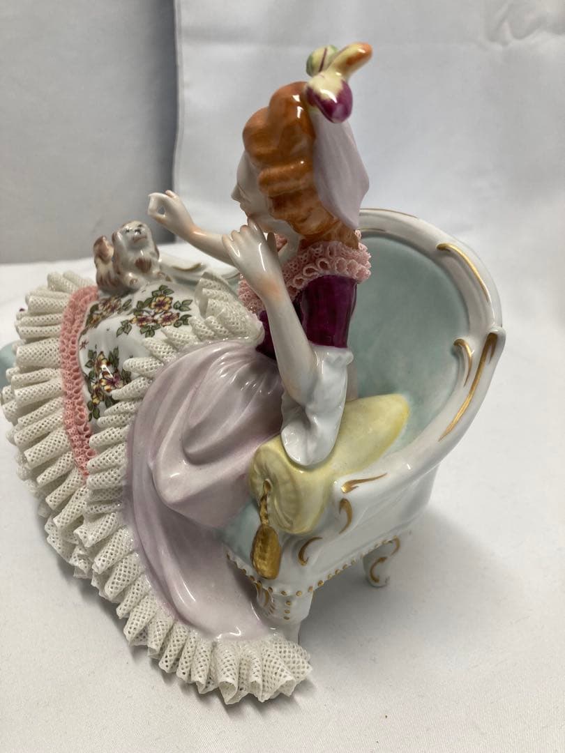 sitzendorf ジッツェンドルフ レースドール フィギュリン　陶器人形