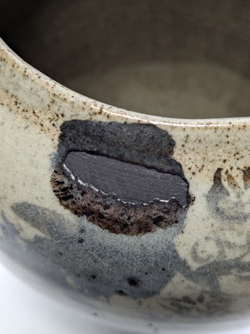 宮川陽仙 虫明焼 花絵水指 合箱 塗蓋 水差 抹茶 茶道具 茶器 食器 工芸品