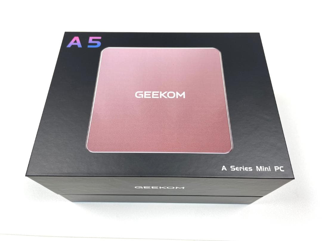 使用短め GEEKOM A5 ミニPC ／ Ryzen 5 7430U