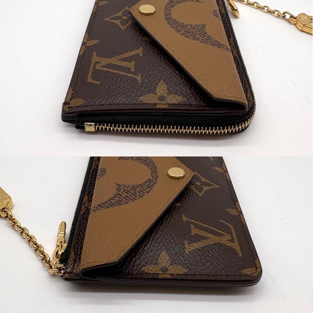 【現行 極美品 IC】ルイヴィトン モノグラム リバース ポルトカルト ヴェルソ