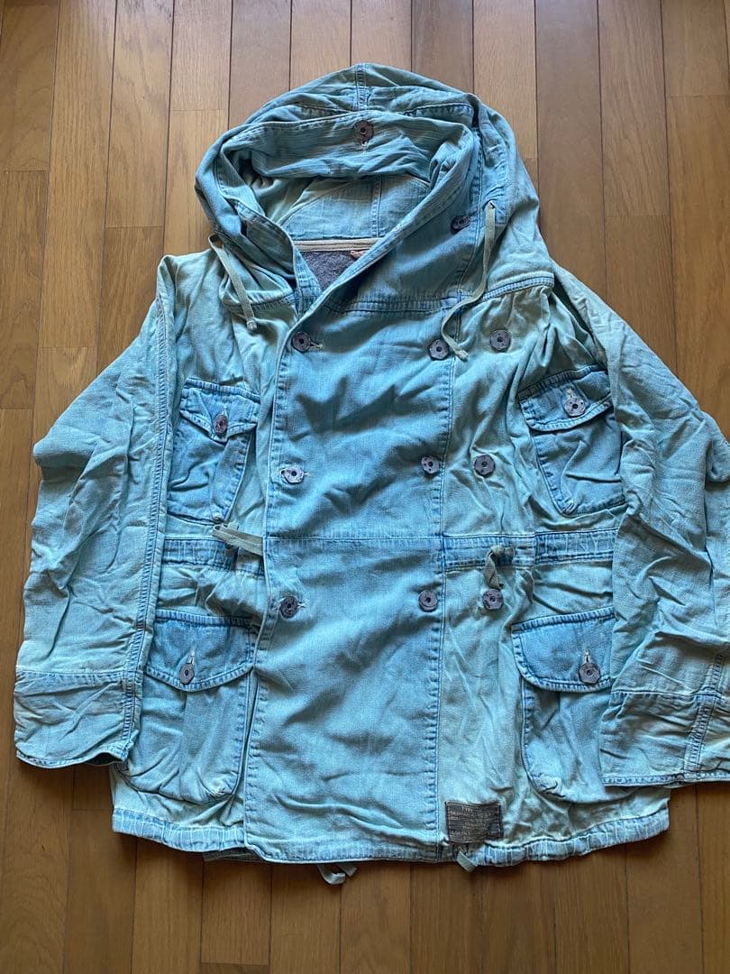 【明日迄セール中‼️】キャピタル KAPITAL リングコート デニム風