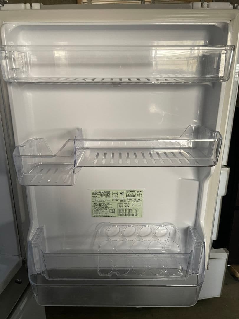 031104 SHARP ノンフロン冷凍冷蔵庫　SJ-W352E-S