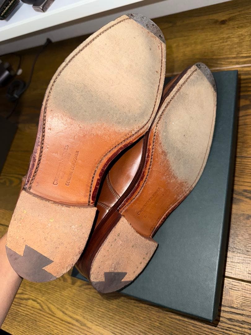 Crockett & Jones ONSLOW 8E コードバン　ウイスキー