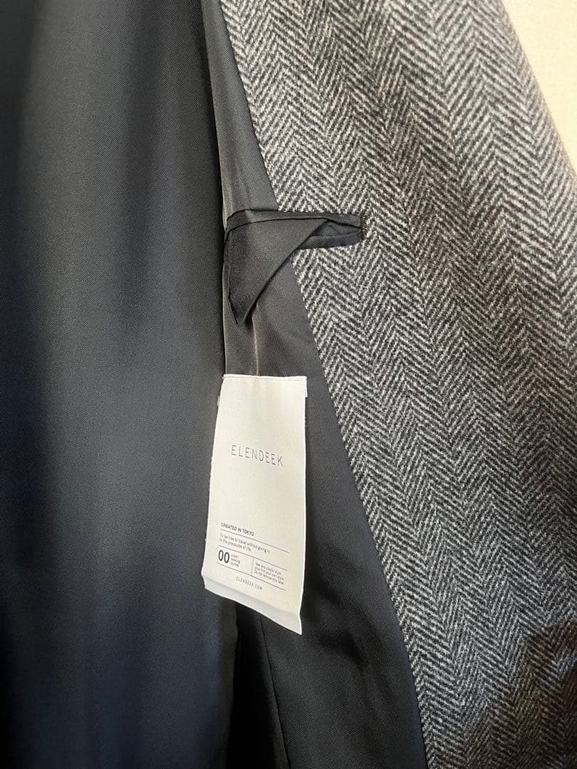 ジャケット・アウター ELENDEEK HELLINGBONE &CHECK CHESTER