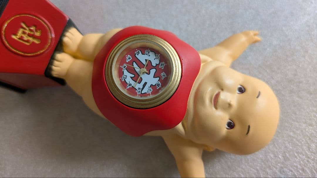 千と千尋の神隠し　帰ってきた坊　ミニ置時計　フィギュアキーホルダー　セット