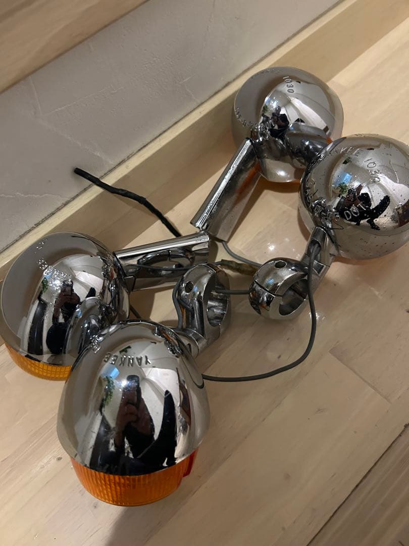 ショベルヘッド純正ヤンキーウインカー中古品　エボ　ショベル　パン　ナックル