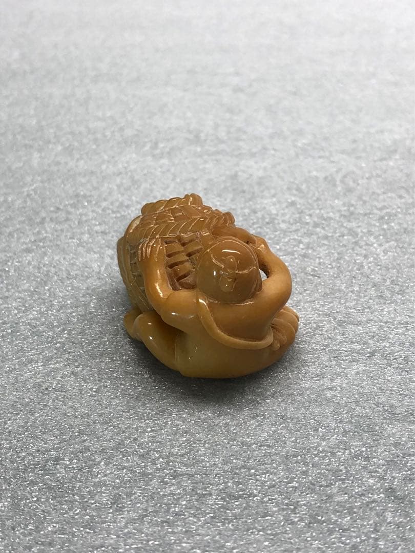 根付　時代提物　天然素材