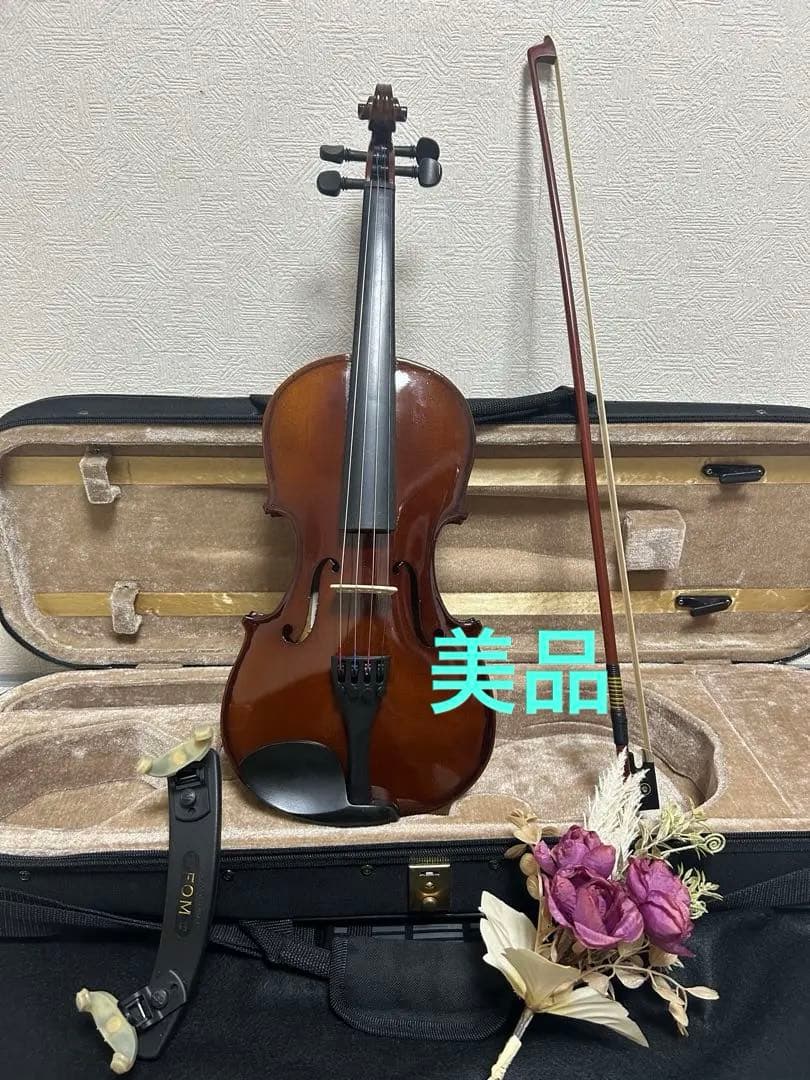 バイオリン一式　フルセット　ブラウン ハードケースなど付き